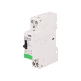 Contactor: 2-polar pt.instalaţii; 20A; 24VAC,24VDC; NO x2