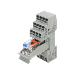 Releu: interfaţă; DPDT; Ubobină: 24VDC; 5A; 5A/250VAC