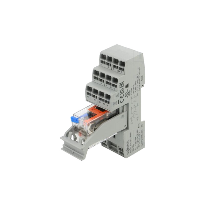 Releu: interfaţă; DPDT; Ubobină: 24VDC; 5A; 5A/250VAC