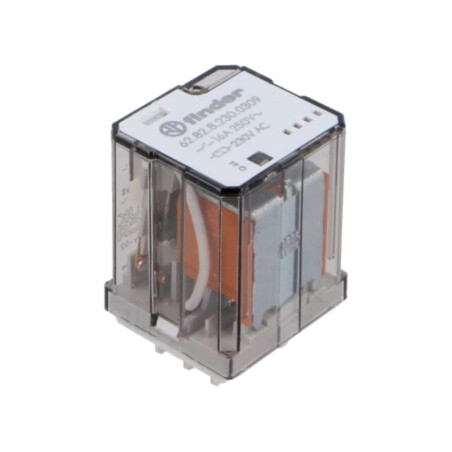 Releu: electromagnetic de putere; DPDT; Ubobină: 230VAC; 62.82