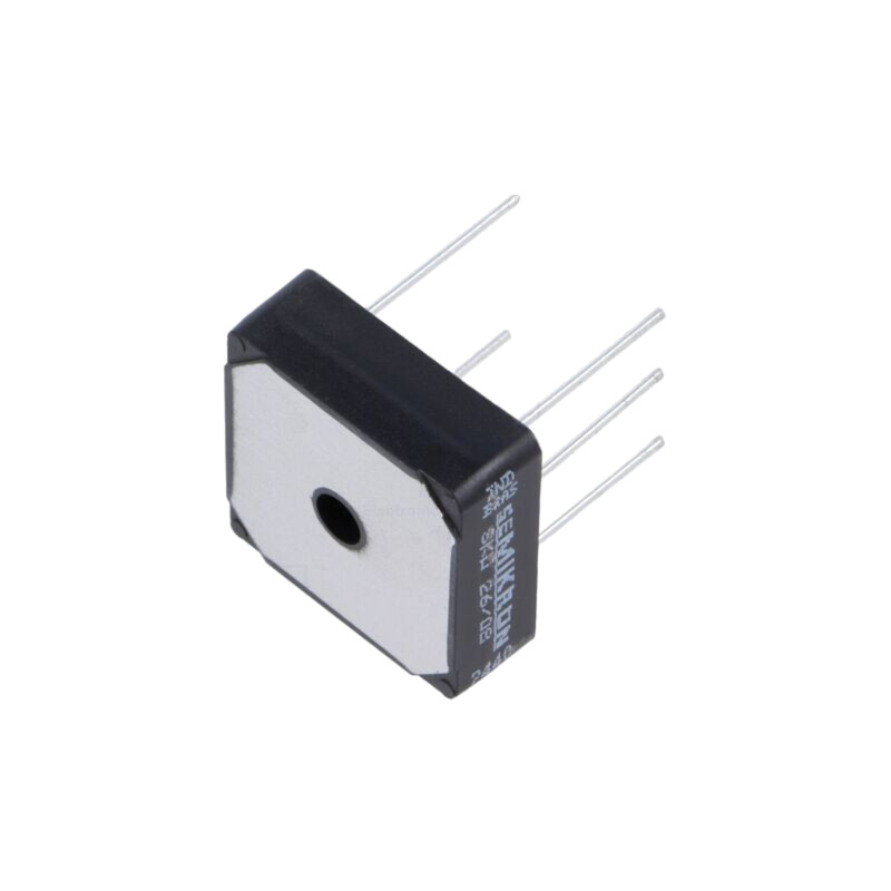Punte redresoare: trifazat; Urmax: 800V; If: 20A; Ifsm: 320A; THT