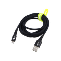 Cablu; USB 2.0; mufă Apple Lightning,USB A mufă; 2m; negru; 60W