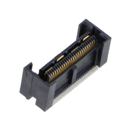Conector: PCB-PCB; mamă; PIN: 52; 0,635mm; QFS; aurit; SMT; soclu