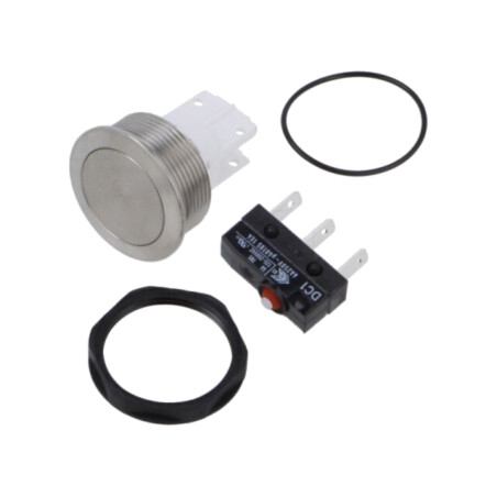 Comutator: anti-vandalism; Poz: 2; SPDT; 6A/250VAC; IP67; ON-(ON)
