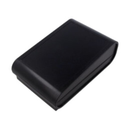 Carcasă: desktop; DESKONE; X: 140mm; Y: 220mm; Z: 56mm; ABS; neagră