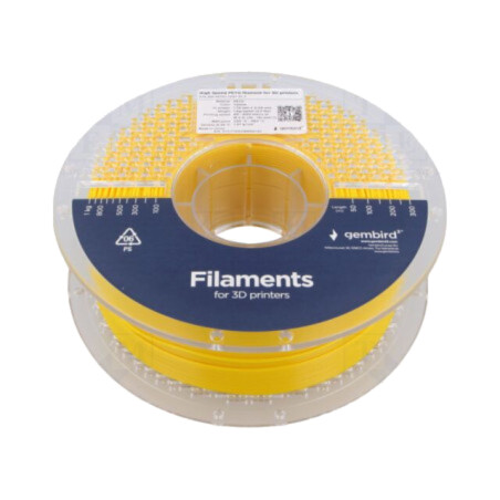 Filament: PET-G; 1,75mm; galbenă; 220÷260°C; 1kg; High Speed