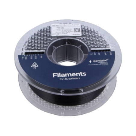 Filament: PET-G; 1,75mm; neagră; 220÷260°C; 1kg; High Speed