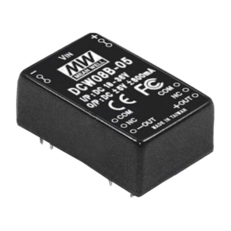 Convertor: DC/DC; 8W; Uintr: 18÷36VDC; Uieş: 12VDC; Uieş2: -12VDC