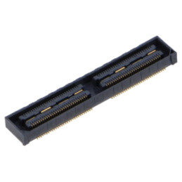 Conector: PCB-PCB; mamă; PIN: 120; 0,5mm; QSH; aurit; SMT; soclu; 2A