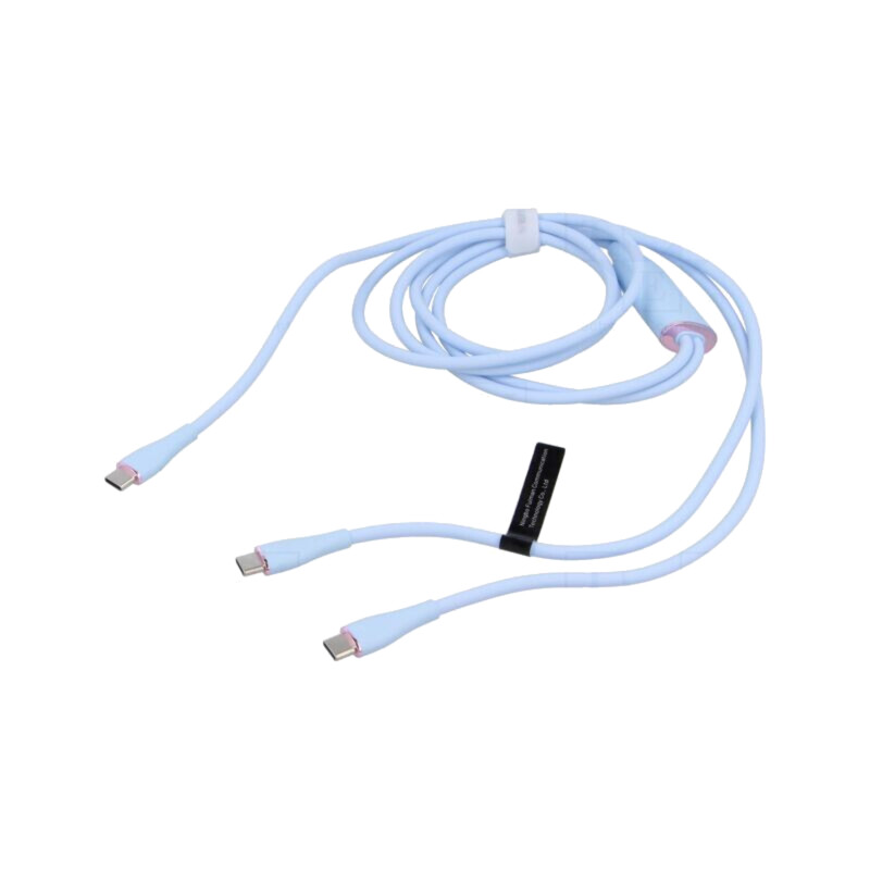 Cablu; USB 2.0; USB C mufă,USB C mufă x2; nichelat; 1,5m; silicon