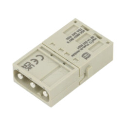 Conector: HDC; modul; tată; Han-Modular®; PIN: 3; push-in; 40A; 690V