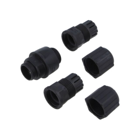 Conector pt.cabluri; PIN: 8; plastic; Dispunere: 8p8c; 6,5mm; IP67