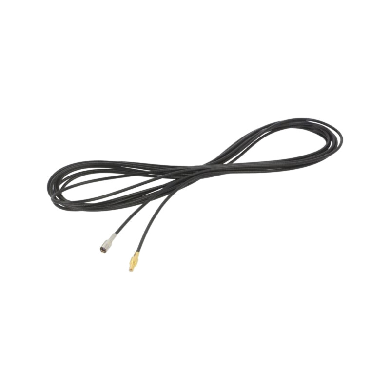 Cable; SMB socket,SMB plug; black; straight; 5m