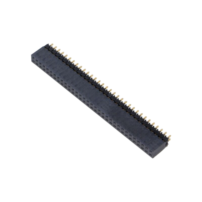 Conector: şiruri pini; tată; PIN: 64; 2,54mm; aurit; THT; soclu