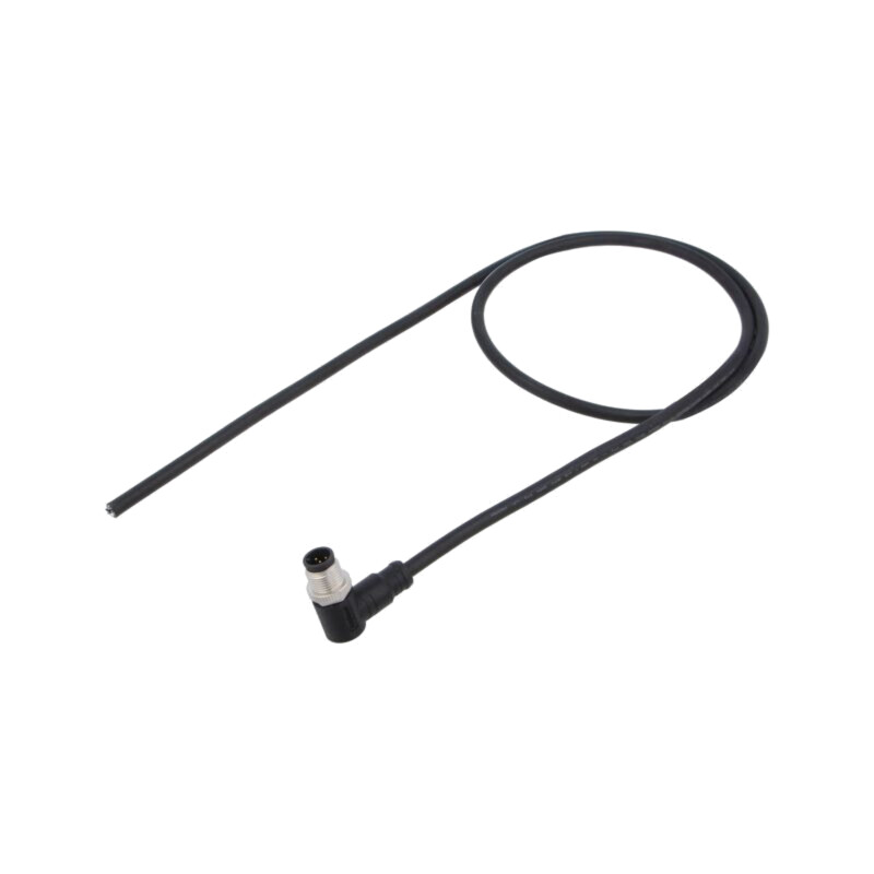 Conector: M12; mufă; tată; în unghi; Placare: aurit; cabluri; PIN: 5