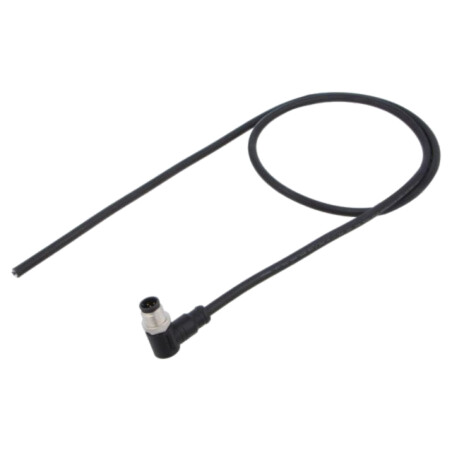 Conector: M12; mufă; tată; în unghi; Placare: aurit; cabluri; PIN: 5