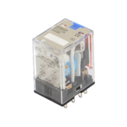 Releu: electromagnetic; DPDT; 24VDC; Icontacte max: 5A; industrial