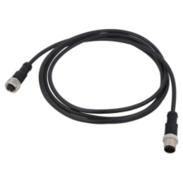 Cablu: pentru senzori/automatizări; PIN: 5; M12-M12; 2m; mufă; mufă
