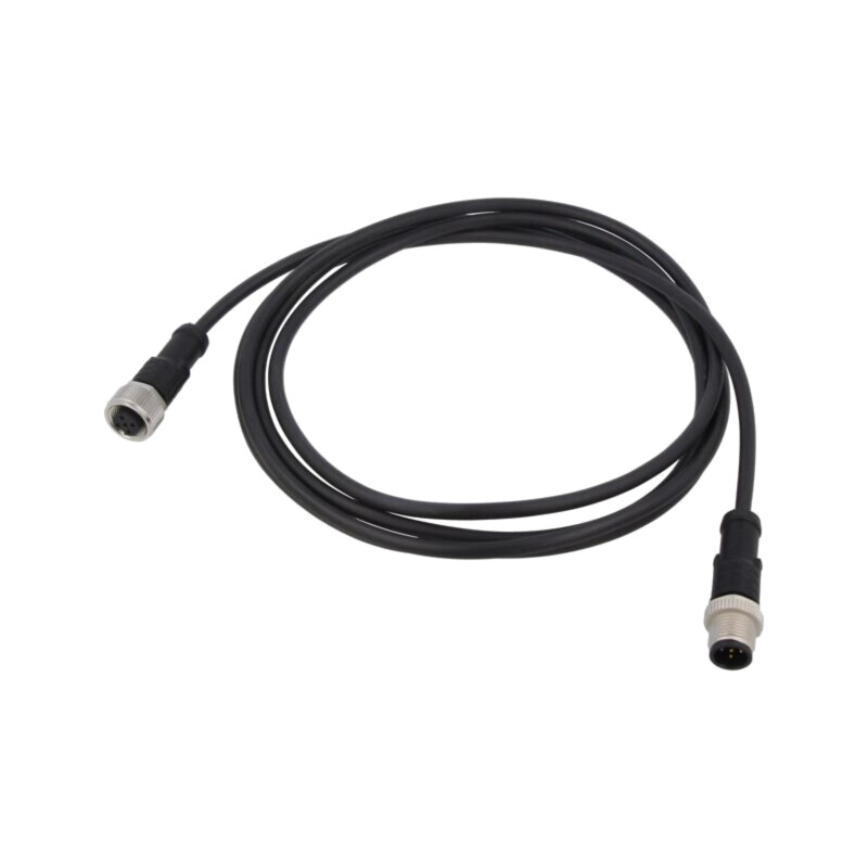 Cablu: pentru senzori/automatizări; PIN: 5; M12-M12; 2m; mufă; mufă