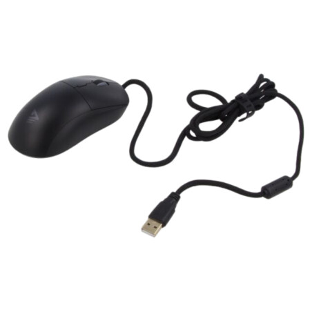 Mouse optic; neagră,roşie; USB A; cu cablu; 1,8m; Nr.butoane: 7