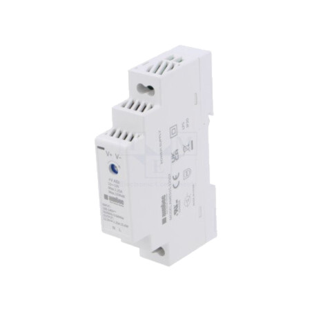 Alimentator: pulsatoriu; pentru şină DIN; 15W; 12VDC; 1,25A; 3kV