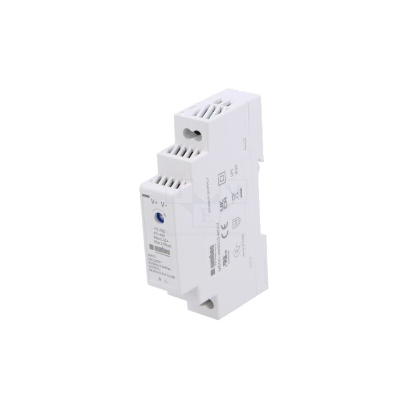 Alimentator: pulsatoriu; pentru şină DIN; 15W; 48VDC; 310mA; 3kV