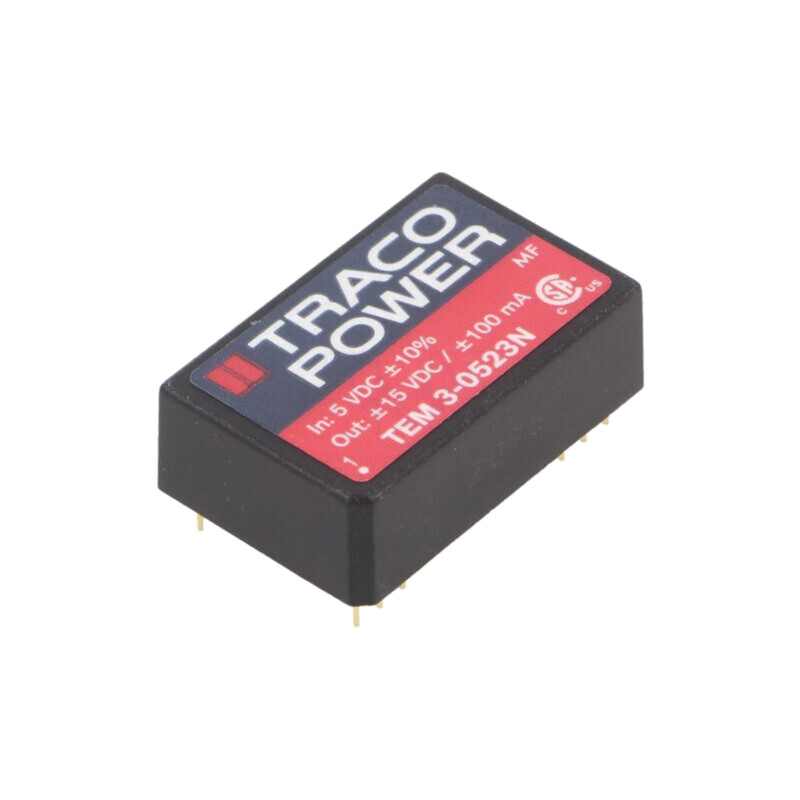Convertor: DC/DC; 3W; Uintr: 4,5÷5,5VDC; Uieş: 15VDC; Uieş2: -15VDC Convertor: DC/DC; 3W; Uintr: 4,5÷5,5VDC; Uieş: 15VDC; Uieş2: -15VDC