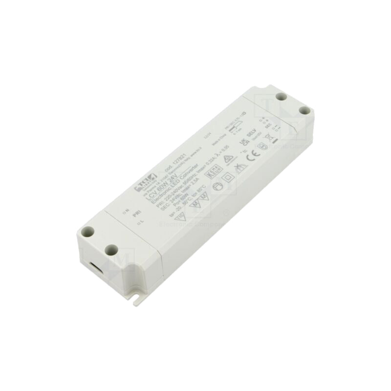 Alimentator: pulsatoriu; LED; 24VDC; 2,5A; 220÷240VAC; IP20; OUT: 1