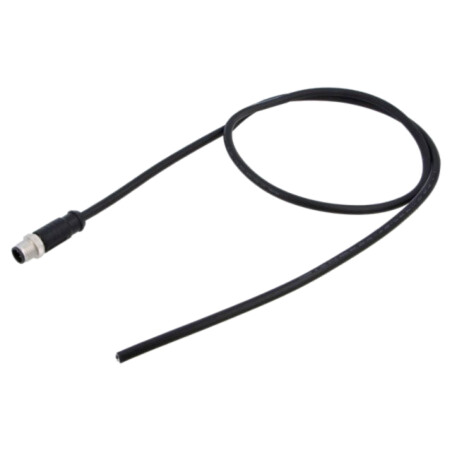 Conector: M12; mufă; tată; drept; Placare: aurit; cabluri; PIN: 5