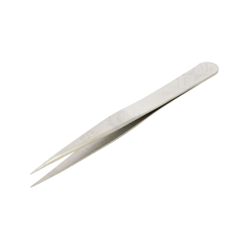 Pensetă; 120mm; pt.lucrări de precizie; Tip pensetă: drept