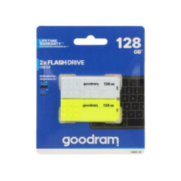 Pendrive; USB 2.0; 128GB; R: 20MB/s; W: 5MB/s; albă,galbenă; USB A