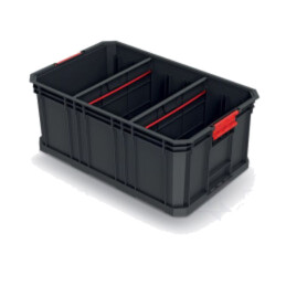 Container: Cuvă; cu partiții; neagră; 520x329x210mm; 50kg