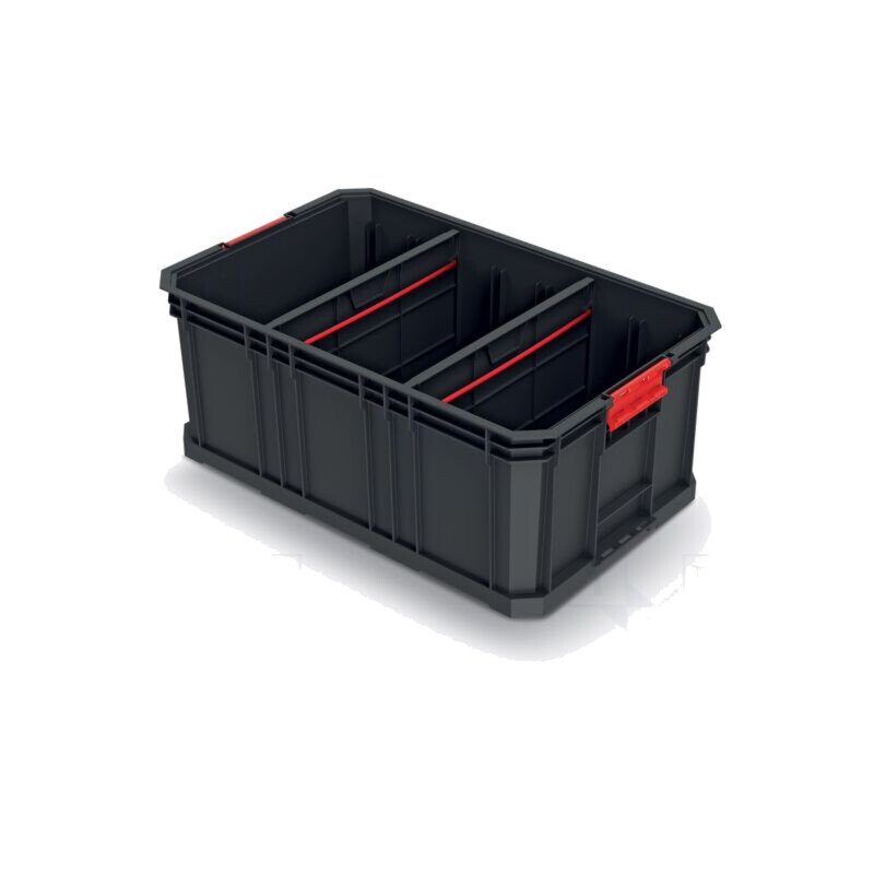 Container: Cuvă; cu partiții; neagră; 520x329x210mm; 50kg Container: Cuvă; cu partiții; neagră; 520x329x210mm; 50kg