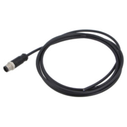 Conector: M12; mufă; tată; drept; Placare: aurit; cabluri; PIN: 5
