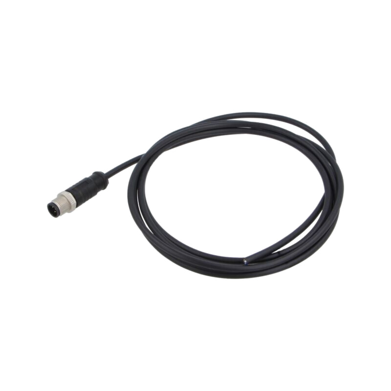 Conector: M12; mufă; tată; drept; Placare: aurit; cabluri; PIN: 5