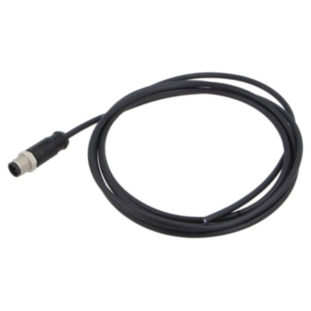 Conector: M12; mufă; tată; drept; Placare: aurit; cabluri; PIN: 5