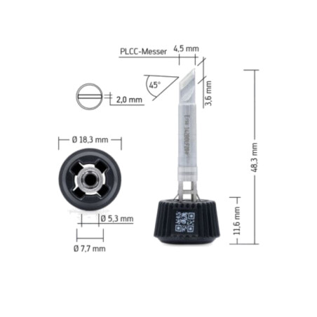 Vârf; tip cuţit; 2mm; longlife; pentru staţie de lipit