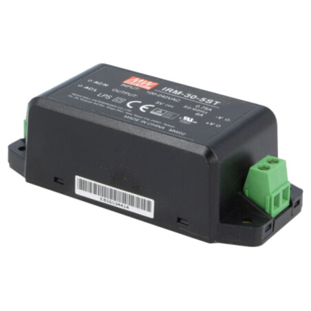 Alimentator: pulsatoriu; pt.încastrare,modulară; 30W; 5VDC; OUT: 1