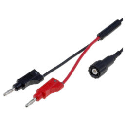 Cablu de măsurare; 60VDC; 3A; BNC mufă,mufă banană 4mm x2; Z: 50Ω