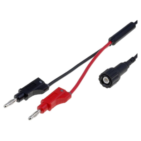 Cablu de măsurare; 60VDC; 3A; BNC mufă,mufă banană 4mm x2; Z: 50Ω