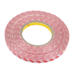 Bandă: de fixare; W: 12mm; L: 50m; Thk: 0,2mm; dublă; transparentă