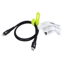 Cablu; USB 2.0; mufă Apple Lightning,USB C mufă; 0,5m; negru