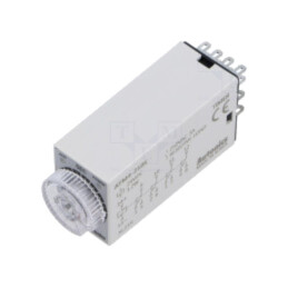 Timer; 1÷10s; 4PDT,releu; 250VAC/3A,24VDC/3A; Ualim: 24VDC; soclu