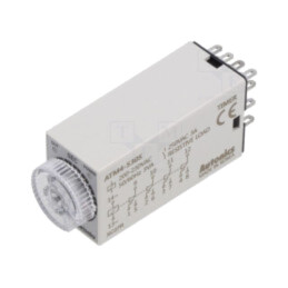 Timer; 3÷30s; 4PDT,releu; 250VAC/3A,24VDC/3A; Ualim: 220VAC; soclu