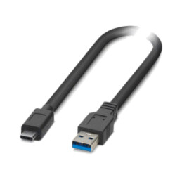 Cablu; USB 3.2; USB A mufă,USB C mufă; 1,5m; negru; Fire: Cu; 5Gbps
