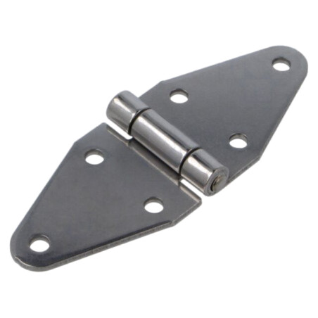 Balama; Lăţ: 140mm; oțel inoxidabil; H: 50mm; fără acoperire