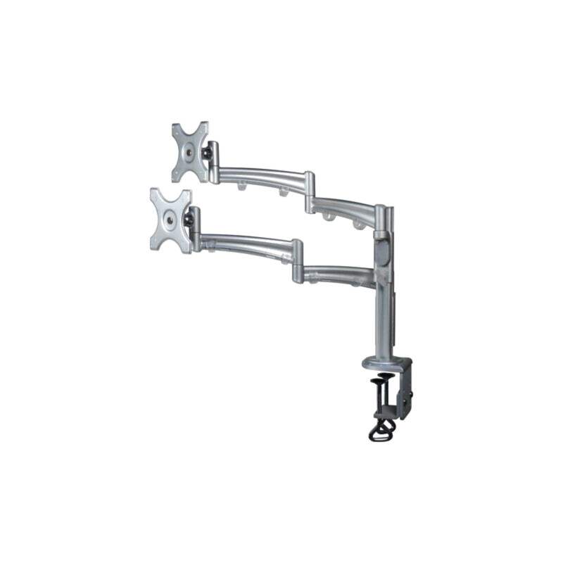 Suport LCD/LED; înşurubare; argintie; 5kg; 75x75mm,100x100mm