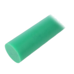 Tijă; Ø: 50mm; L: 500mm; verde; extrudate; Tolerenţă lungime: 0; +1mm