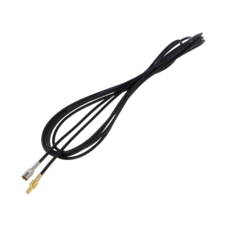 Cable; SMB socket,SMB plug; black; straight; 3m