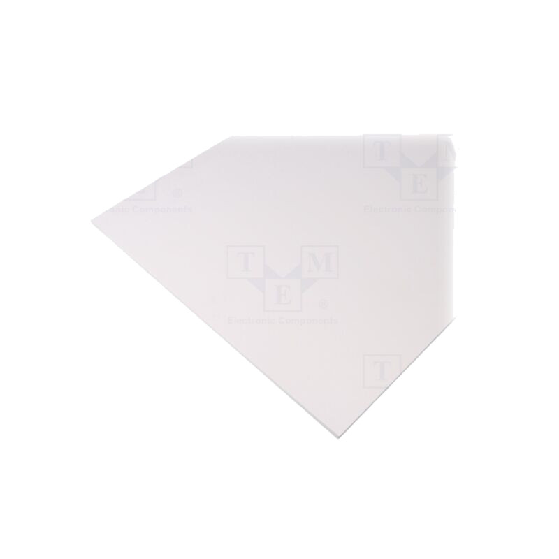 Foaie; Dim: 500x1000mm; Thk: 5mm; albă; 0,5m2